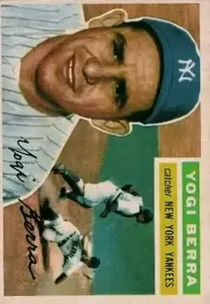 1956 Topps #110 - Larry "Yogi" Berra - New York Yankees