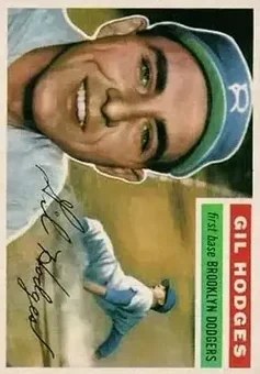 1956 Topps #145 - Gil Hodges - Brooklyn Dodgers