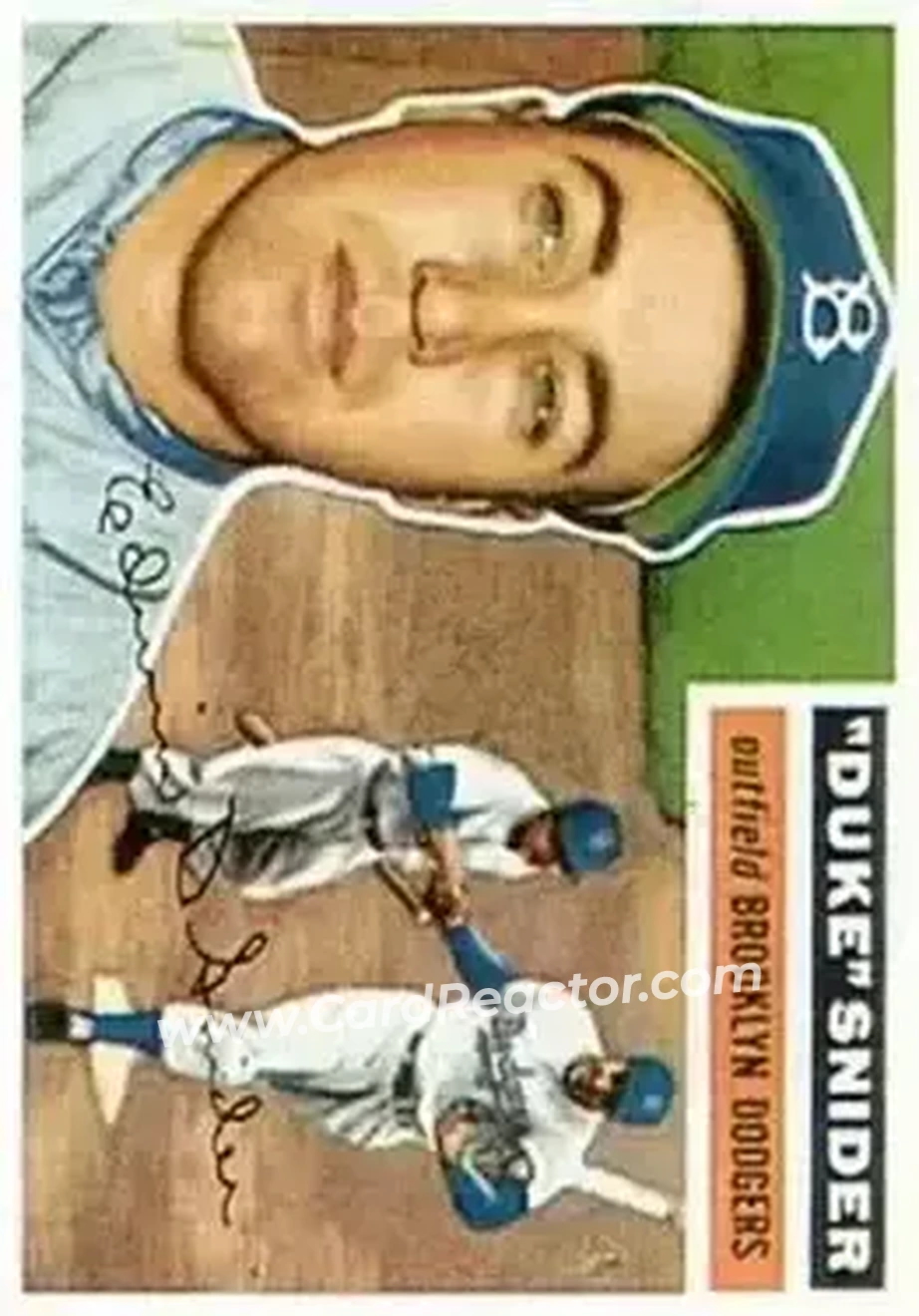 1956 Topps #150 - Edwin "Duke" Snider - Brooklyn Dodgers - Front