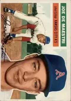 1956 Topps #161 - Joe DeMaestri - Kansas City Athletics