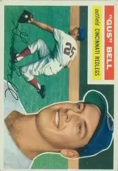 1956 Topps #162 - Dave Bell - Cincinnati Redlegs