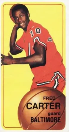 1970-71 Topps #129 - Fred Carter - Baltimore Bullets