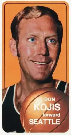 1970-71 Topps #136 - Don Kojis - Seattle SuperSonics