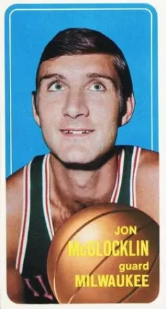 1970-71 Topps #139 - Jon McGlocklin - Milwaukee Bucks