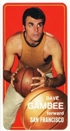 1970-71 Topps #154 - Dave Gambee - San Francisco Warriors