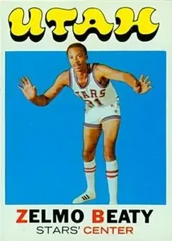 1971-72 Topps #165 - Zelmo Beaty - Utah Stars