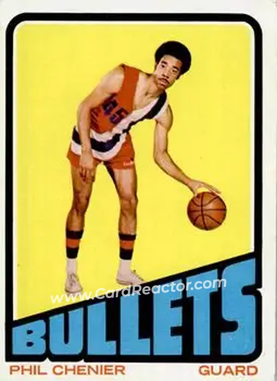1972-73 Topps #102 - Phil Chenier - Baltimore Bullets - Front