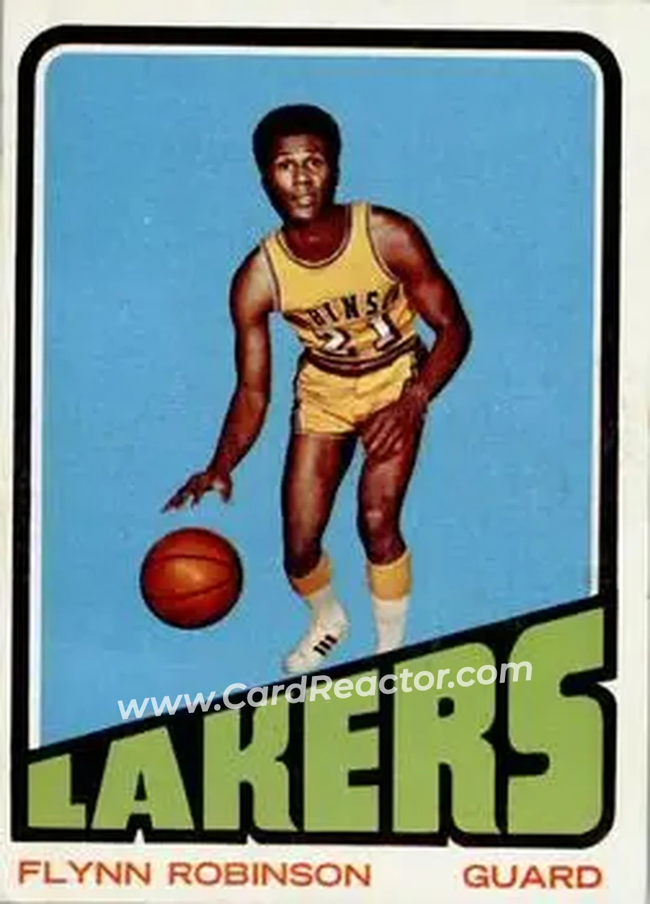1972-73 Topps #104 - Flynn Robinson - Los Angeles Lakers - Front