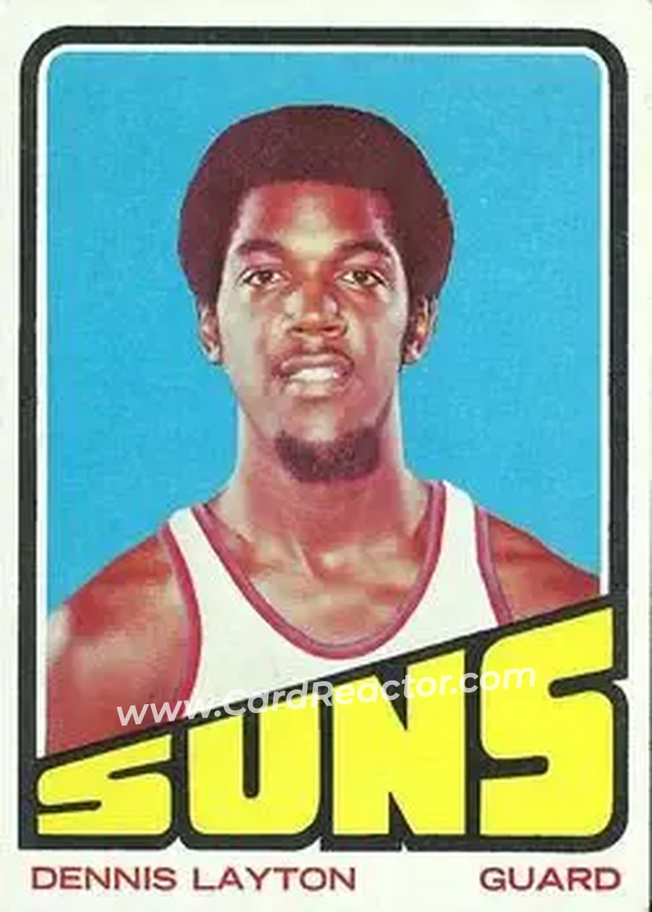 1972-73 Topps #106 - Dennis Layton - Phoenix Suns - Front