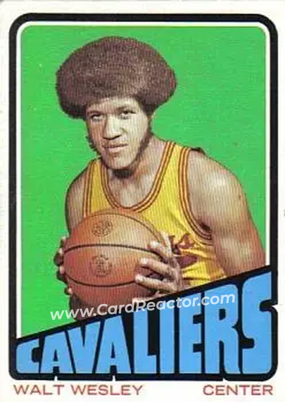 1972-73 Topps #109 - Walt Wesley - Cleveland Cavaliers - Front