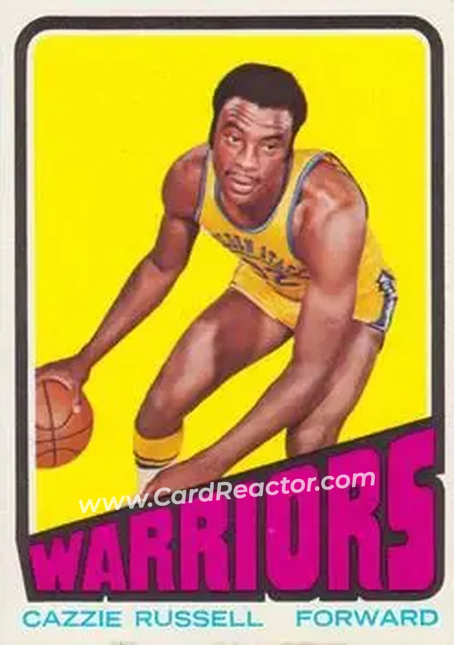 1972-73 Topps #112 - Cazzie Russell - Golden State Warriors - Front
