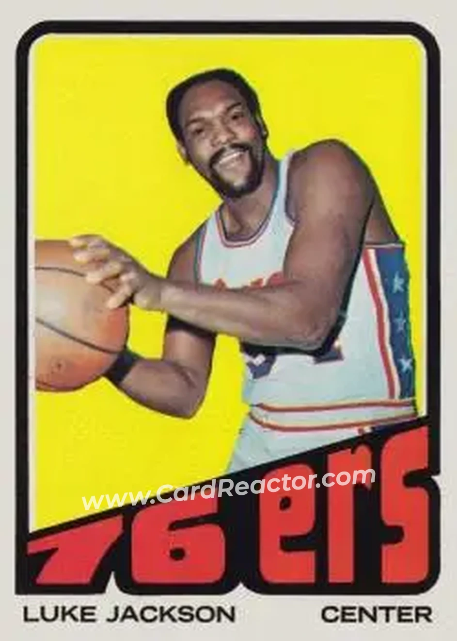 1972-73 Topps #118 - Luke Jackson - Philadelphia 76ers - Front
