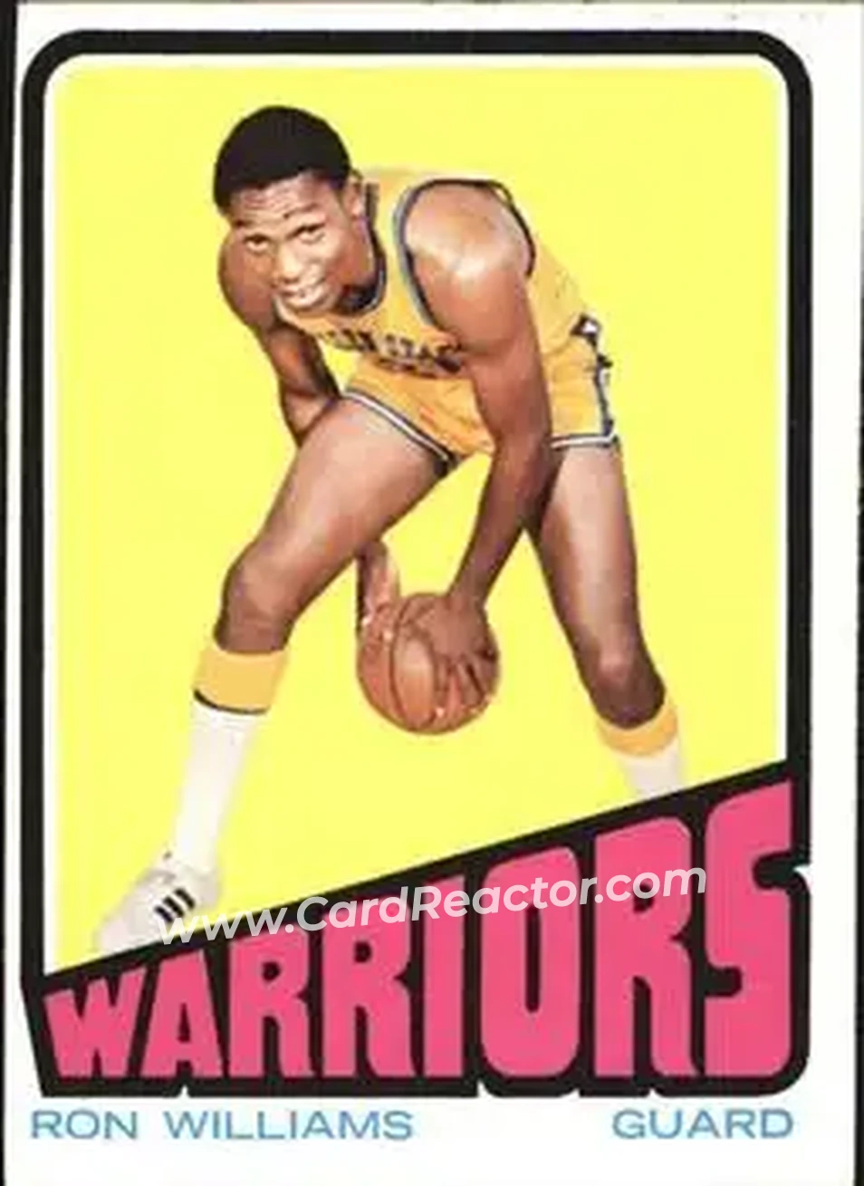 1972-73 Topps #123 - Ron Williams - Golden State Warriors - Front