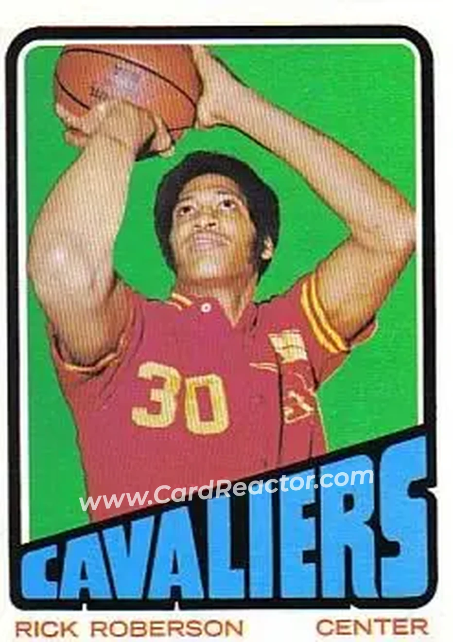 1972-73 Topps #126 - Rick Roberson - Cleveland Cavaliers - Front