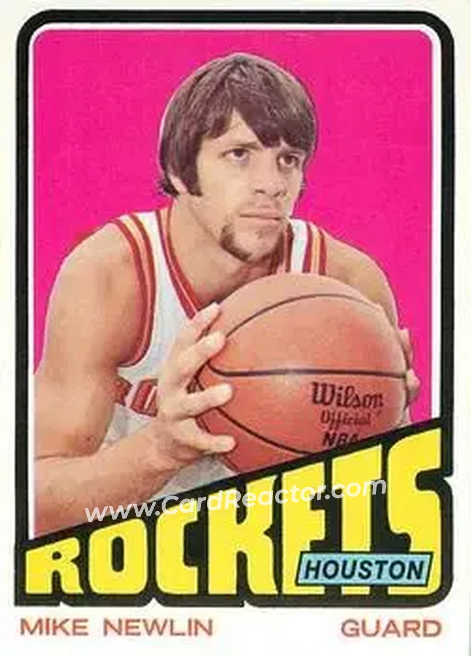 1972-73 Topps #128 - Mike Newlin - Houston Rockets - Front