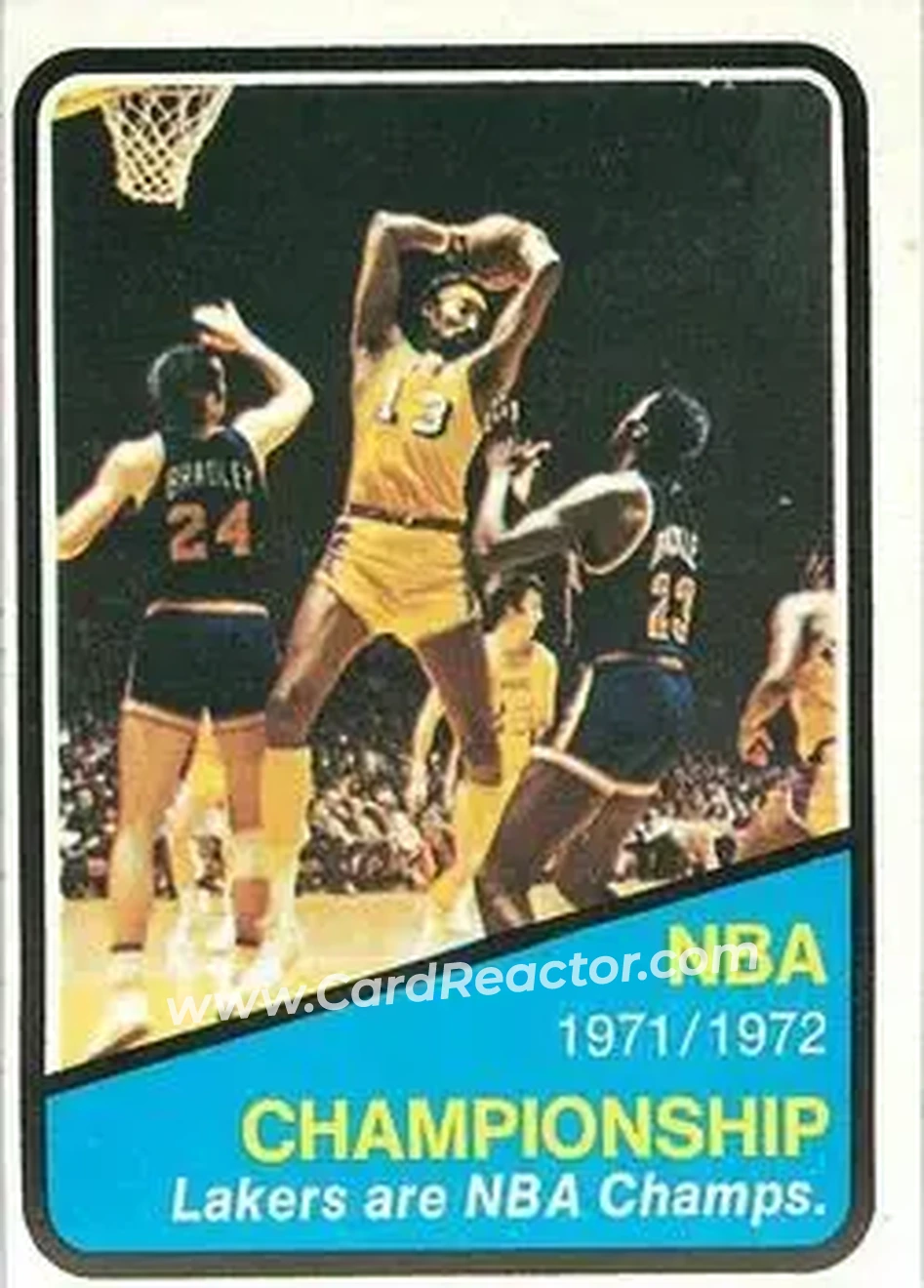 1972-73 Topps #159 - Card #159 - Los Angeles Lakers - Front