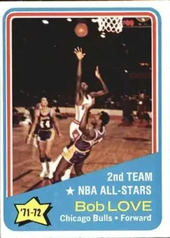 1972-73 Topps #166 - Bob Love - Chicago Bulls