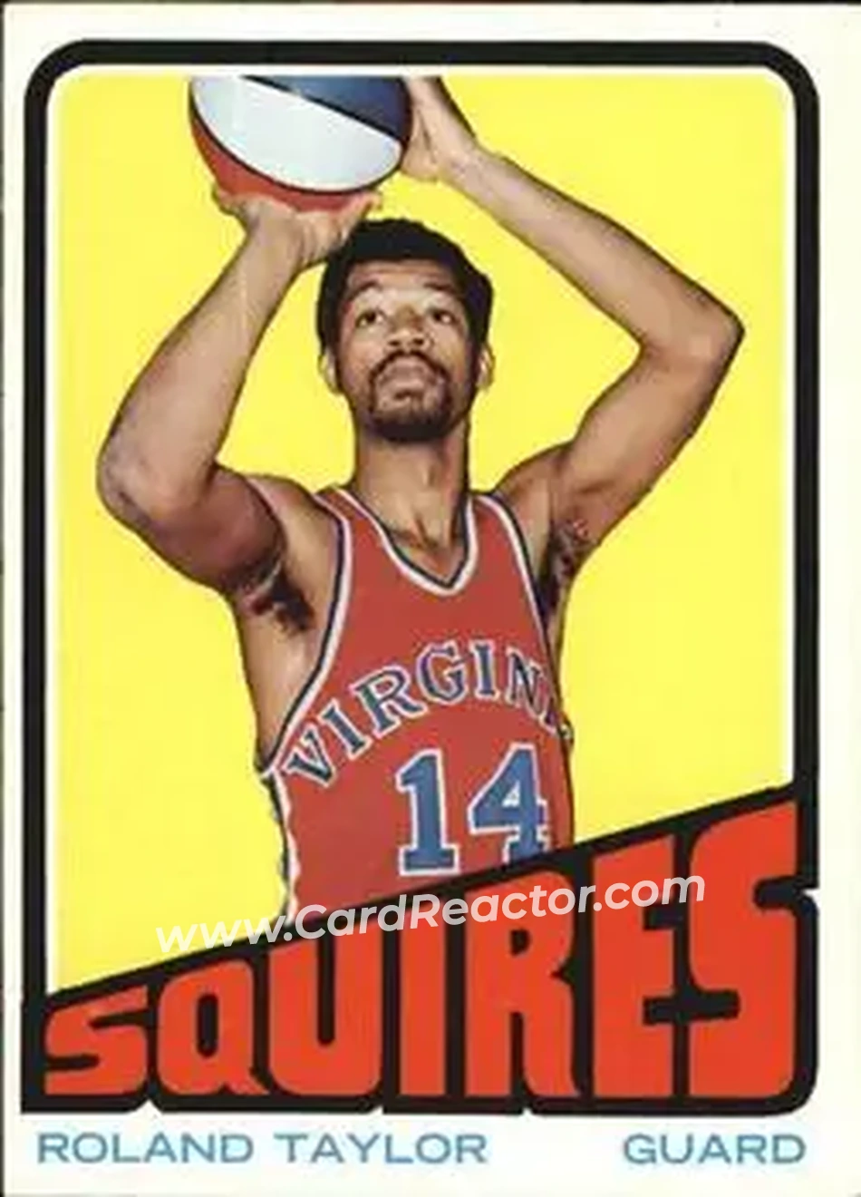 1972-73 Topps #177 - Roland Taylor - Virginia Squires - Front