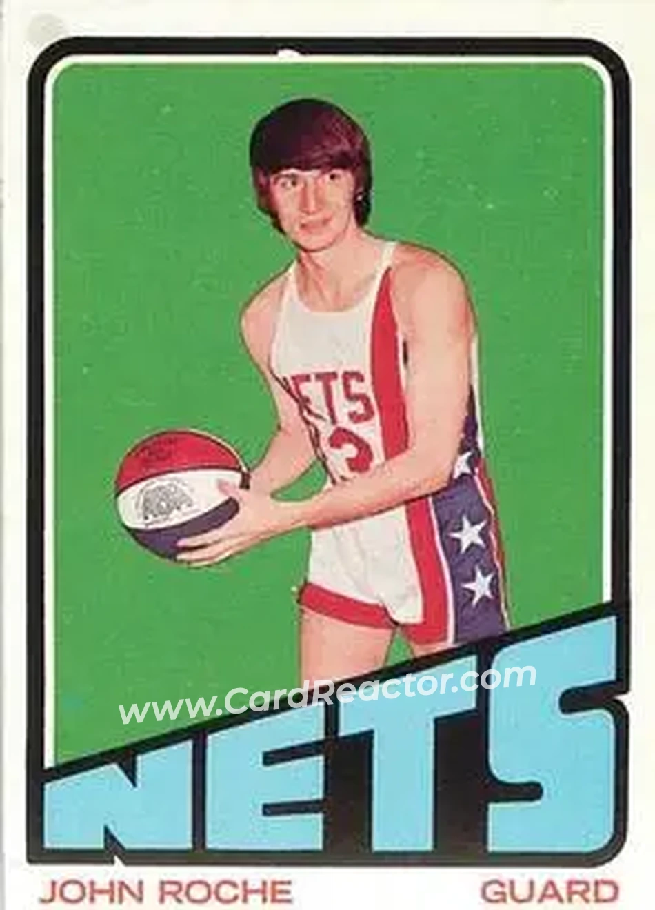 1972-73 Topps #182 - John Roche - New York Nets - Front