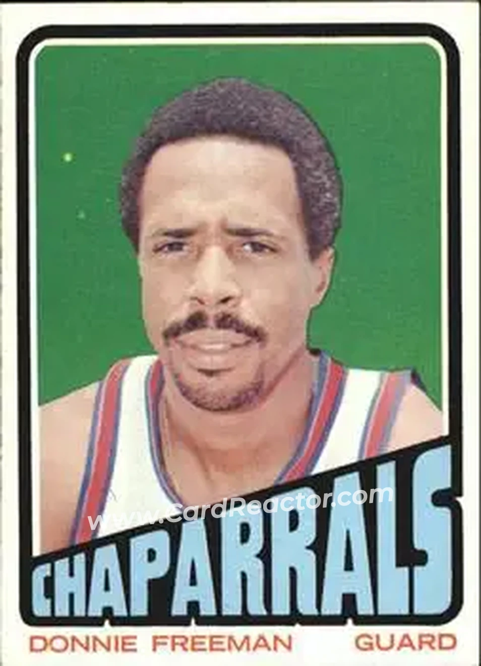 1972-73 Topps #190 - Donnie Freeman - Dallas Chaparrals - Front