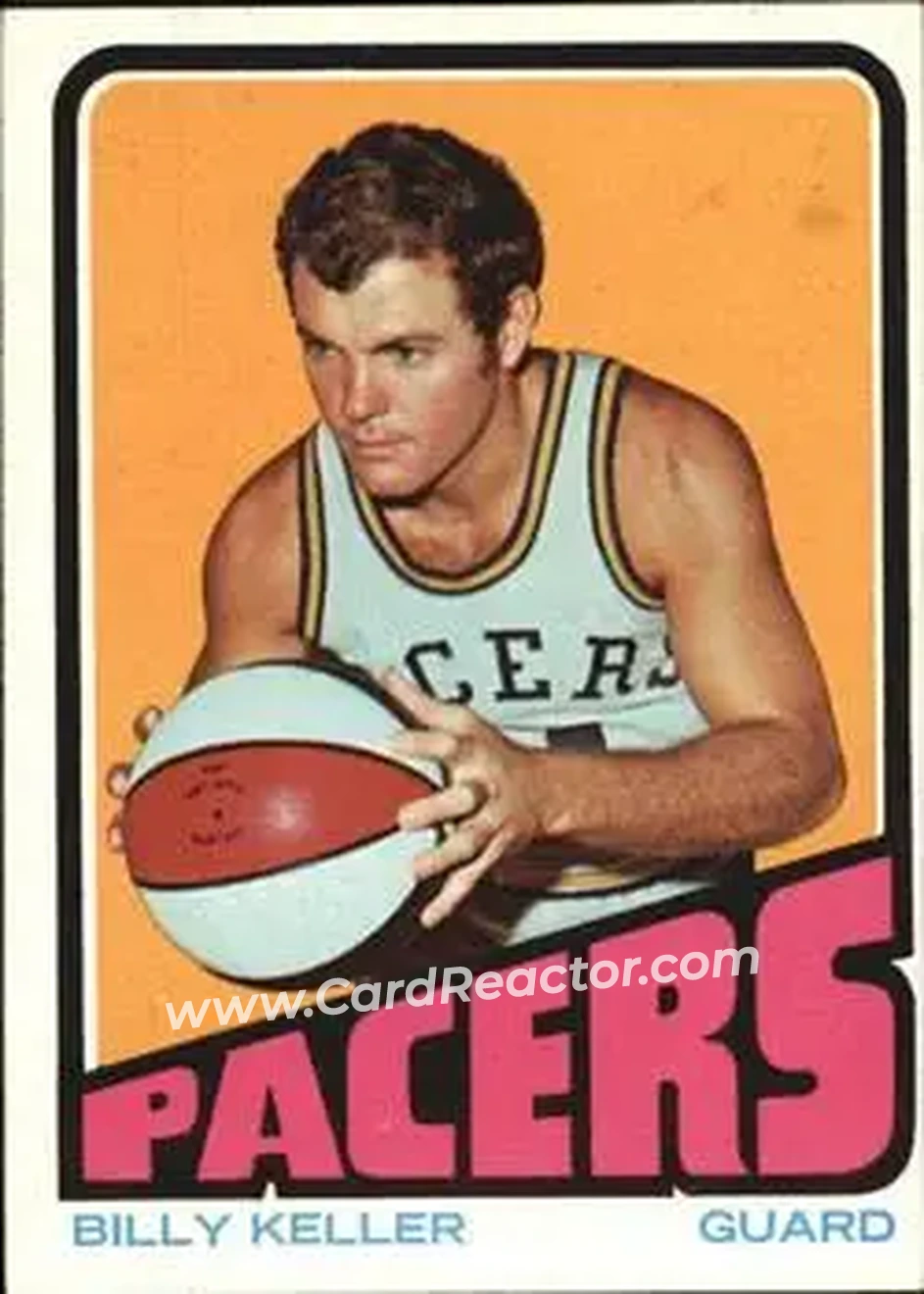 1972-73 Topps #192 - Billy Keller - Indiana Pacers - Front
