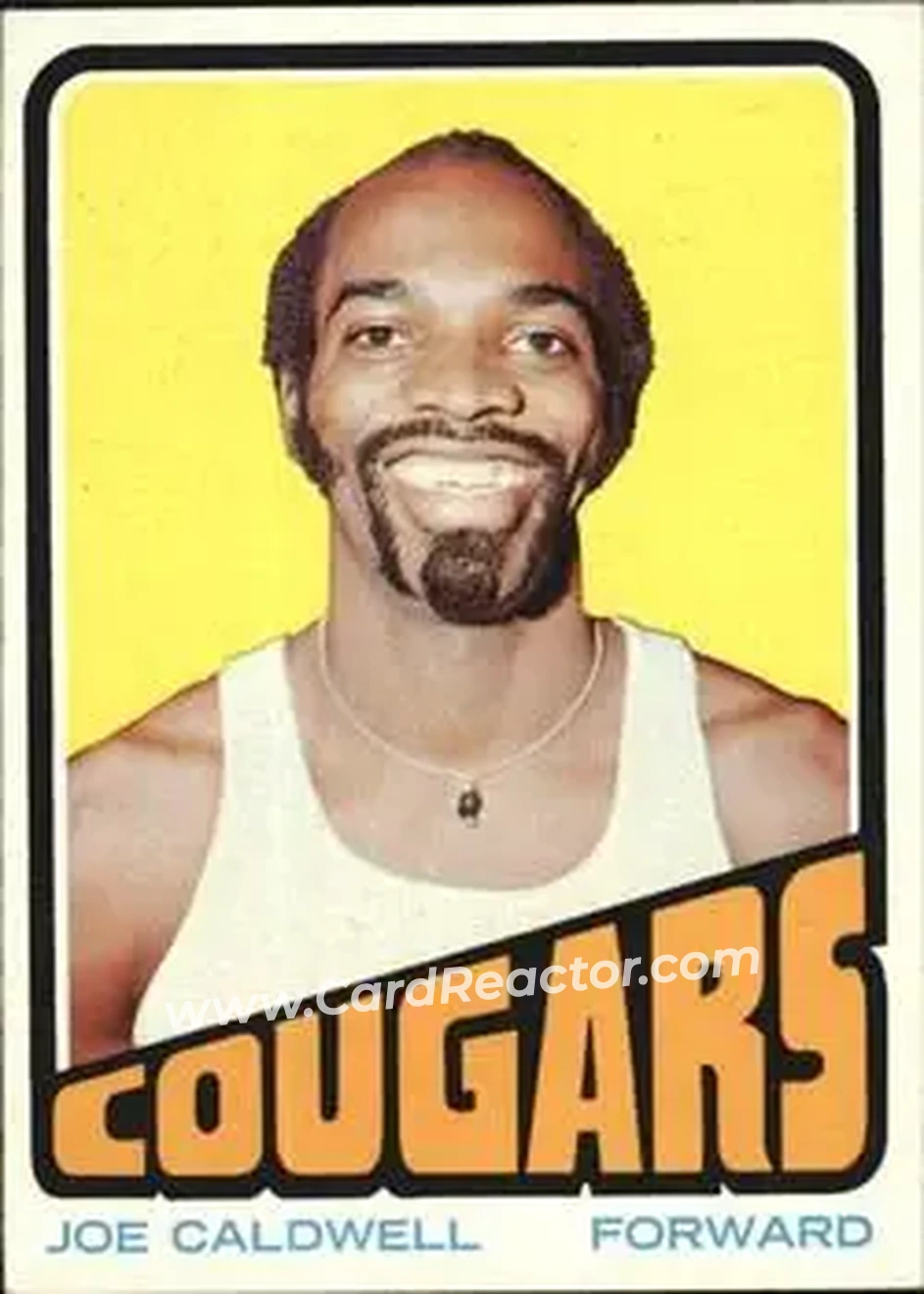 1972-73 Topps #206 - Joe Caldwell - Carolina Cougars - Front