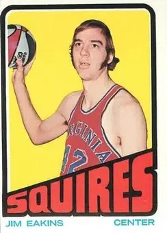 1972-73 Topps #213 - Jim Eakins - Virginia Squires