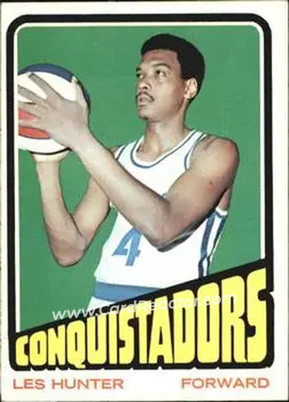 1972-73 Topps #217 - Les Hunter - San Diego Conquistadors - Front