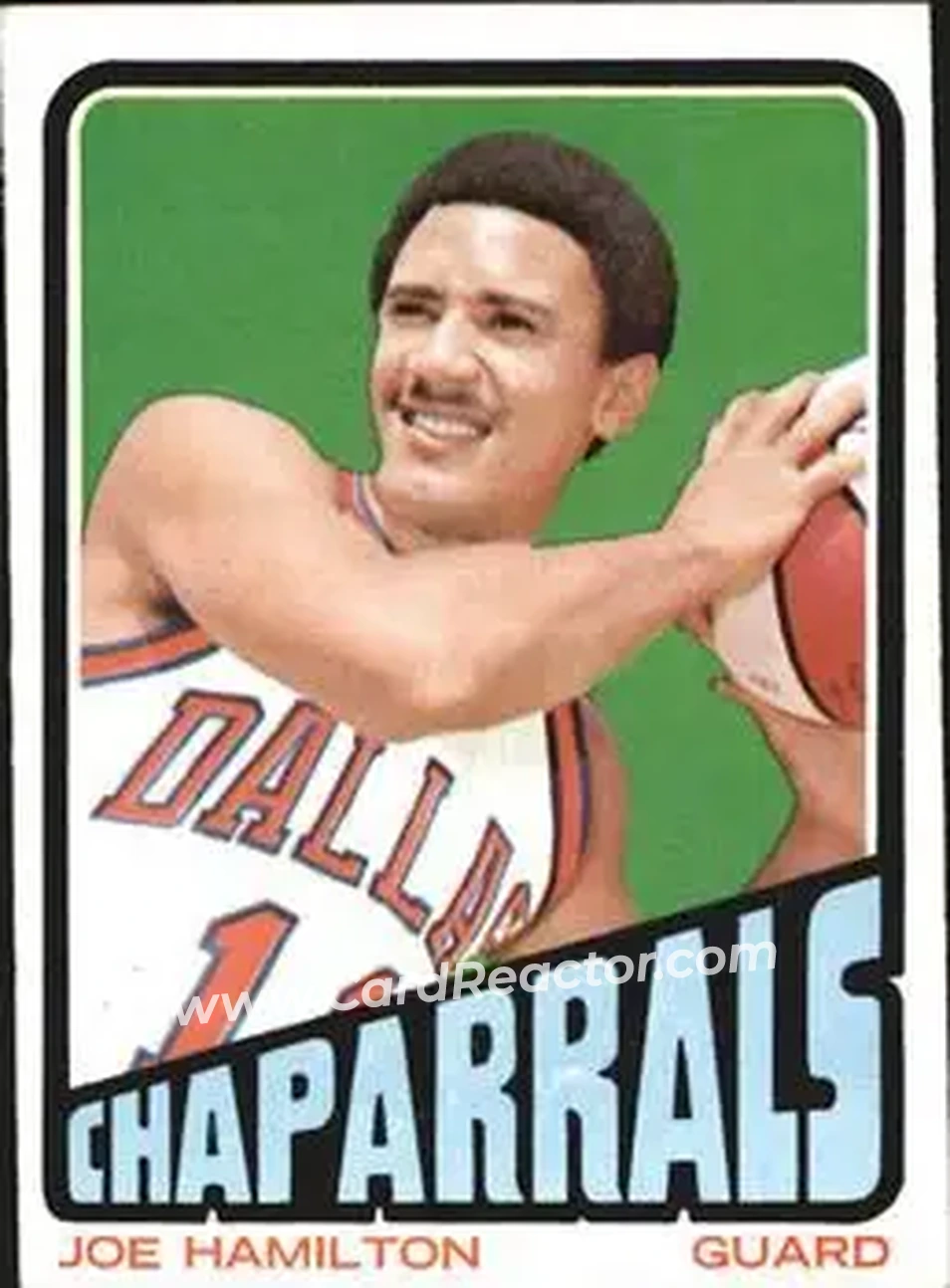 1972-73 Topps #227 - Joe Hamilton - Dallas Chaparrals - Front