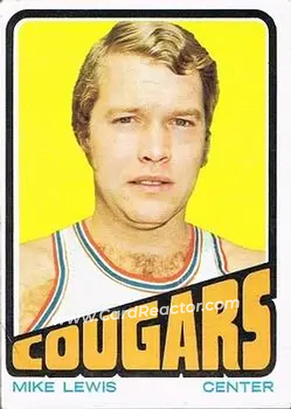 1972-73 Topps #234 - Mike Lewis - Carolina Cougars - Front