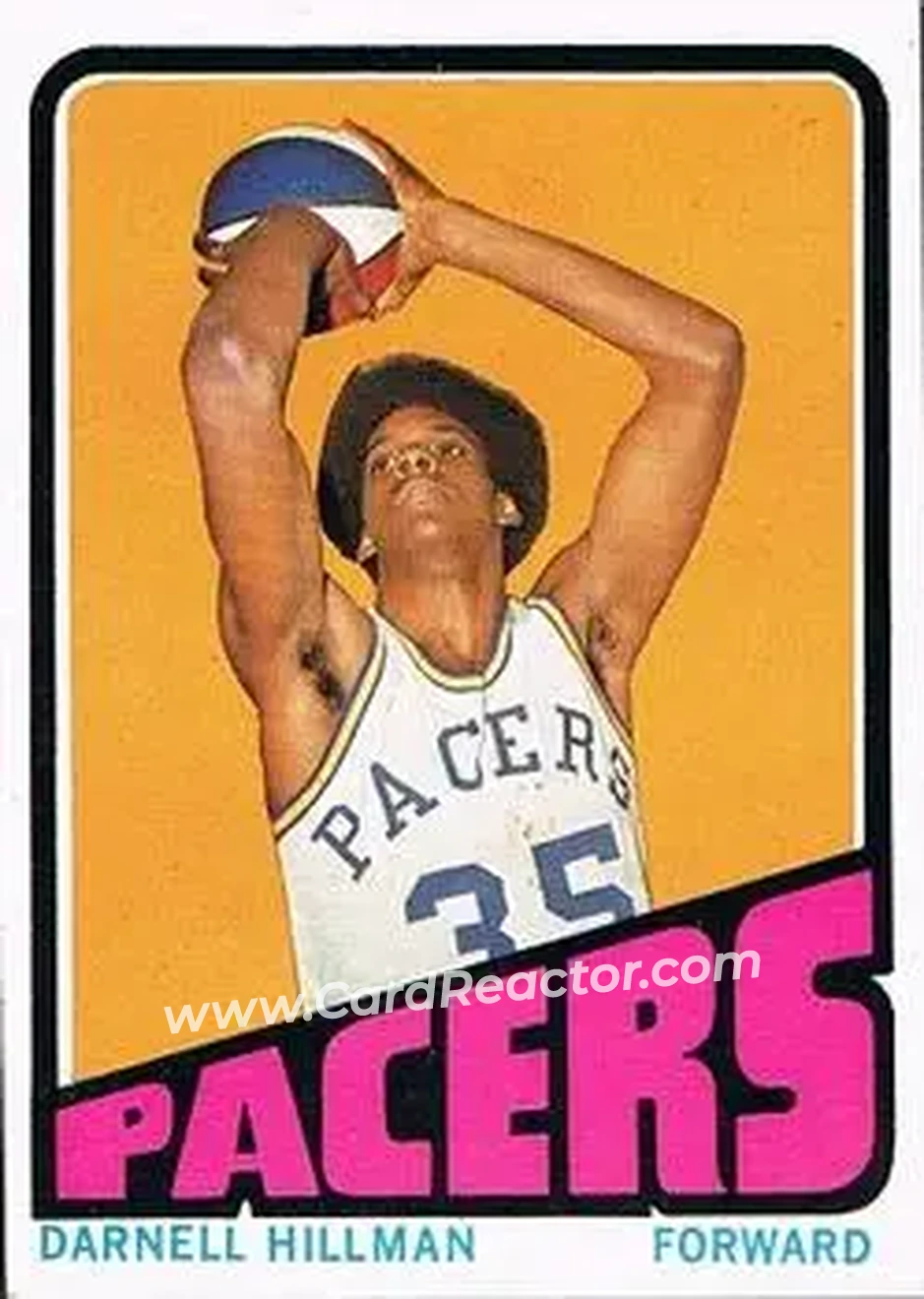 1972-73 Topps #236 - Darnell Hillman - Indiana Pacers - Front
