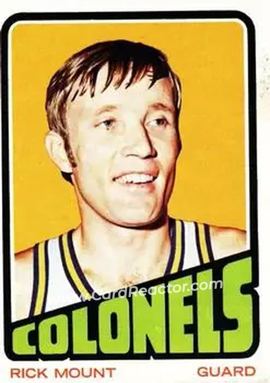 1972-73 Topps #237 - Rick Mount - Kentucky Colonels - Front