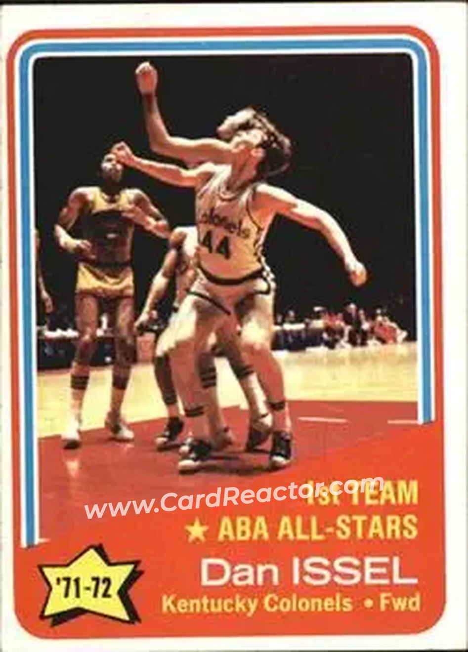1972-73 Topps #249 - Dan Issel - Kentucky Colonels - Front 1972-73 Topps #249 - Dan Issel - Kentucky Colonels - Front