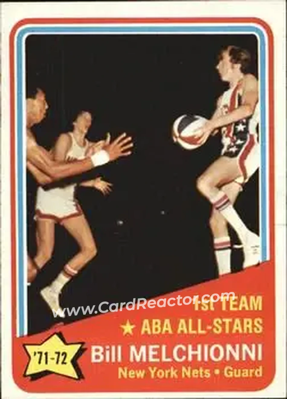 1972-73 Topps #253 - Bill Melchionni - New York Nets - Front