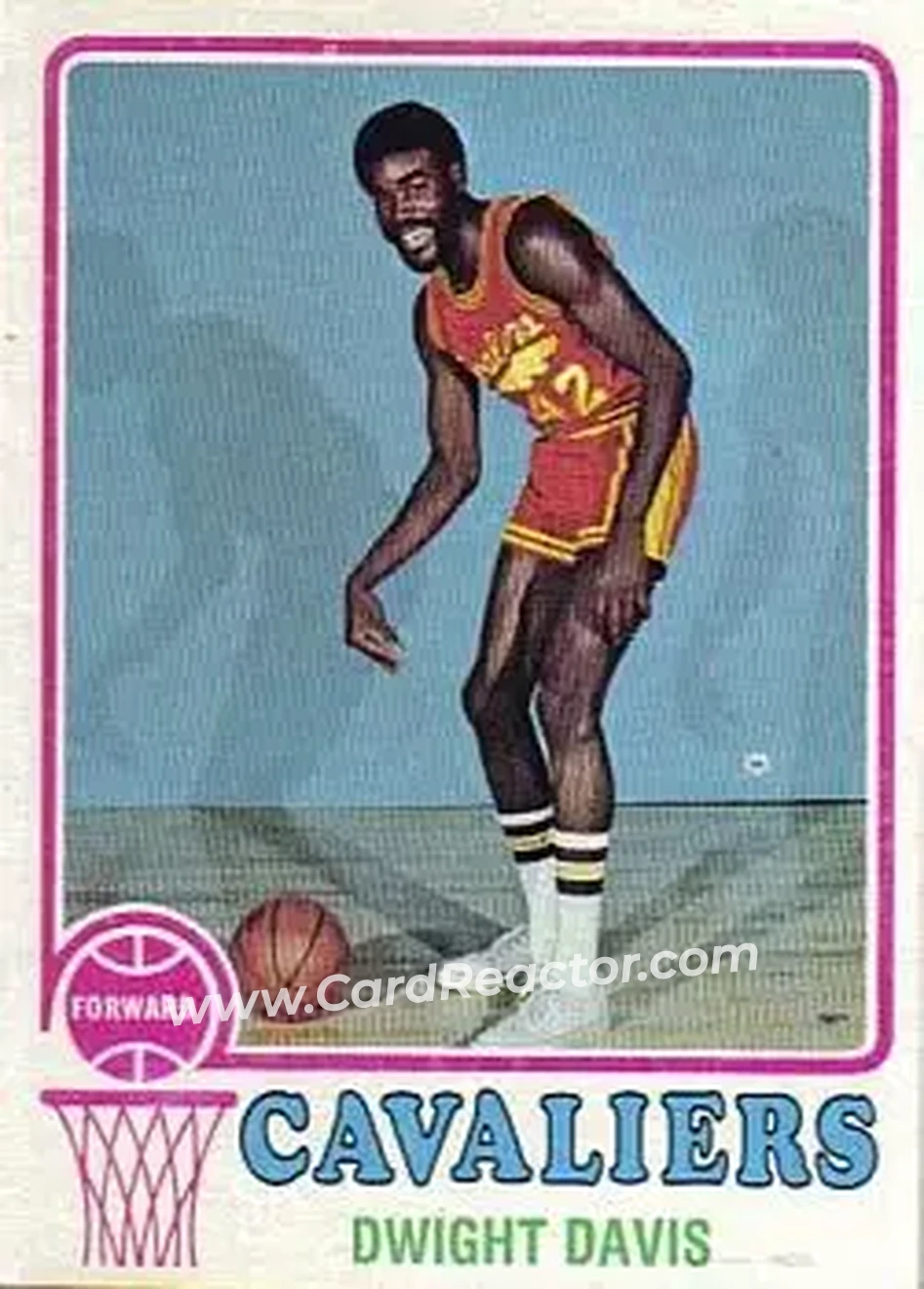 1973-74 Topps #104 - Dwight Davis - Cleveland Cavaliers - Front