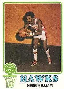 1973-74 Topps #106 - Herm Gilliam - Atlanta Hawks