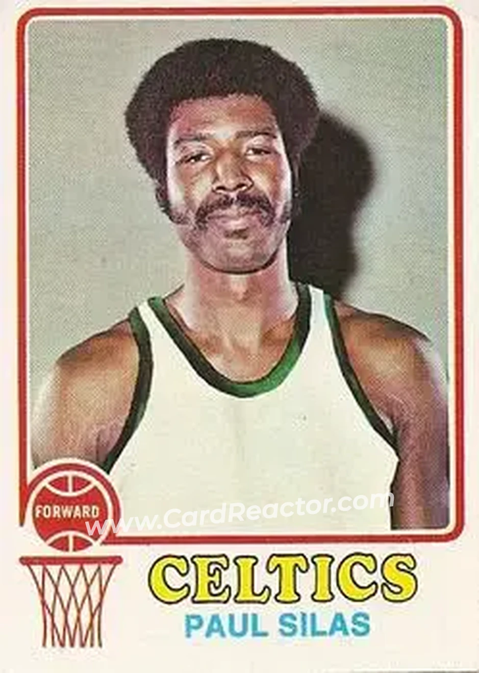 1973-74 Topps #112 - Paul Silas - Boston Celtics - Front