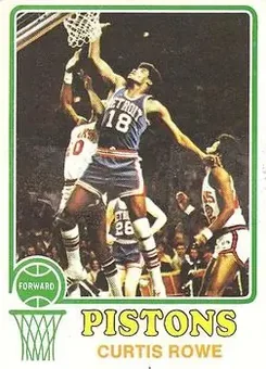 1973-74 Topps #127 - Curtis Rowe - Detroit Pistons