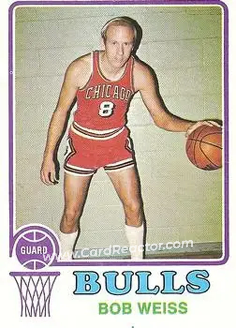 1973-74 Topps #132 - Bob Weiss - Chicago Bulls - Front