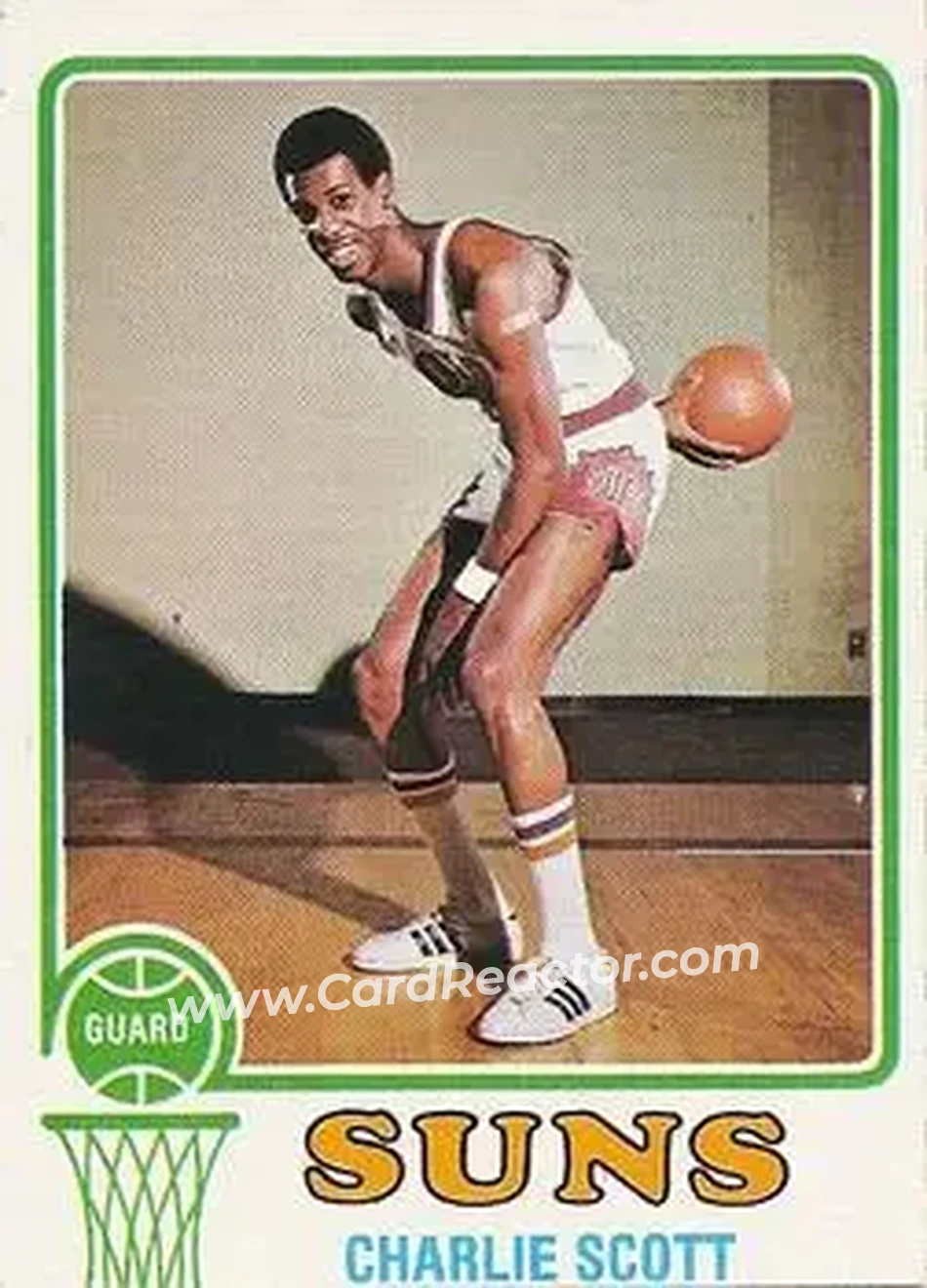 1973-74 Topps #140 - Charlie Scott - Phoenix Suns - Front