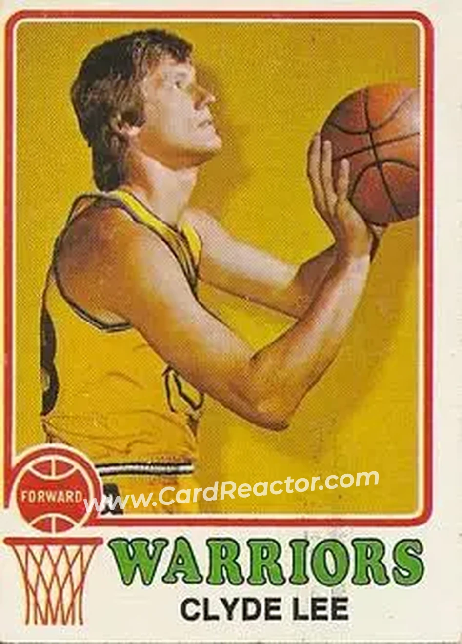 1973-74 Topps #143 - Clyde Lee - Golden State Warriors - Front 1973-74 Topps #143 - Clyde Lee - Golden State Warriors - Front