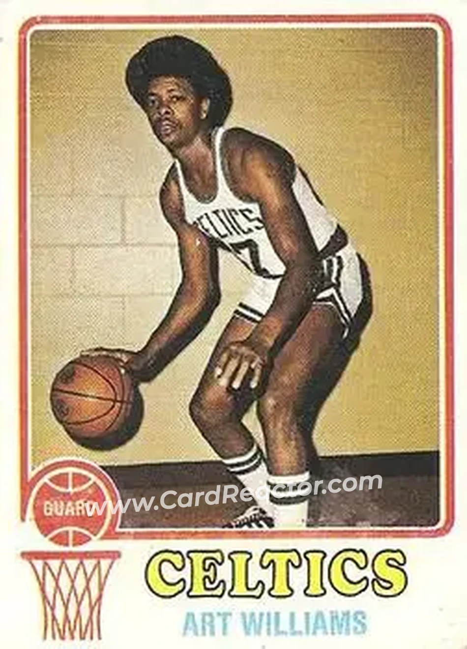 1973-74 Topps #147 - Art Williams - Boston Celtics - Front
