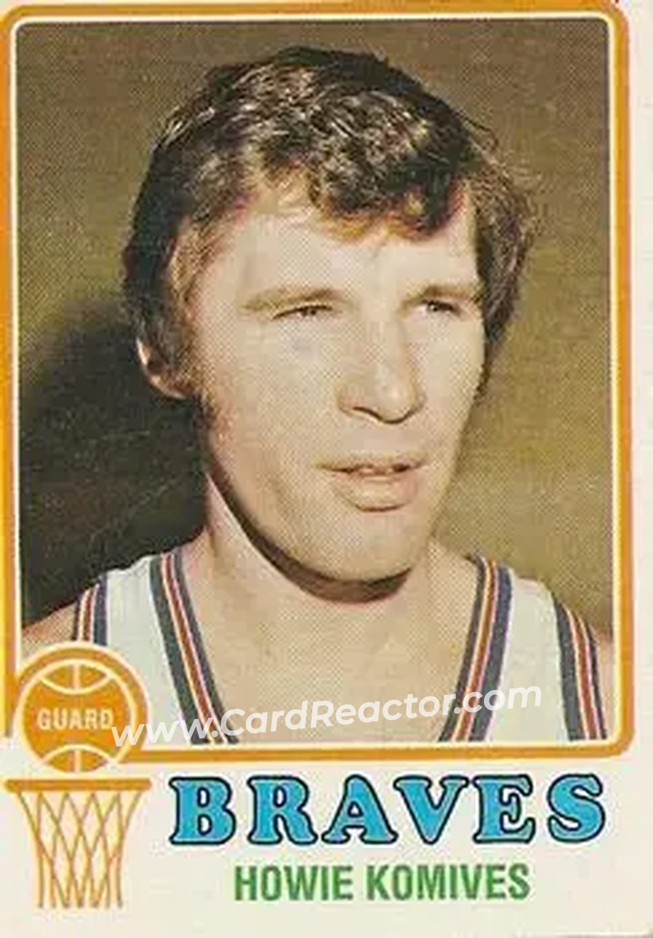 1973-74 Topps #161 - Howie Komives - Buffalo Braves - Front