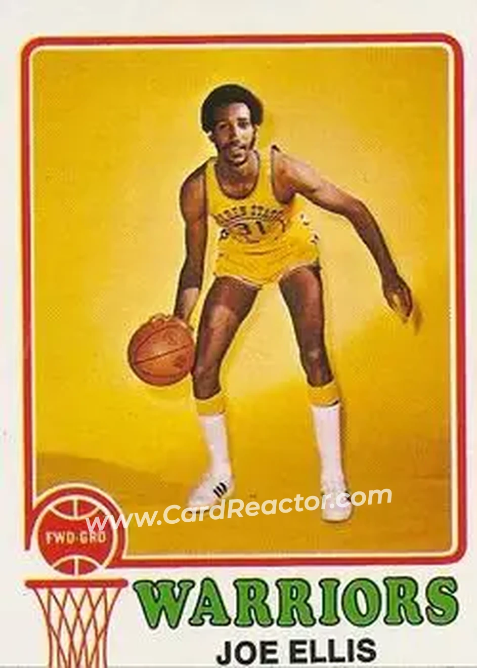 1973-74 Topps #171 - Joe Ellis - Golden State Warriors - Front
