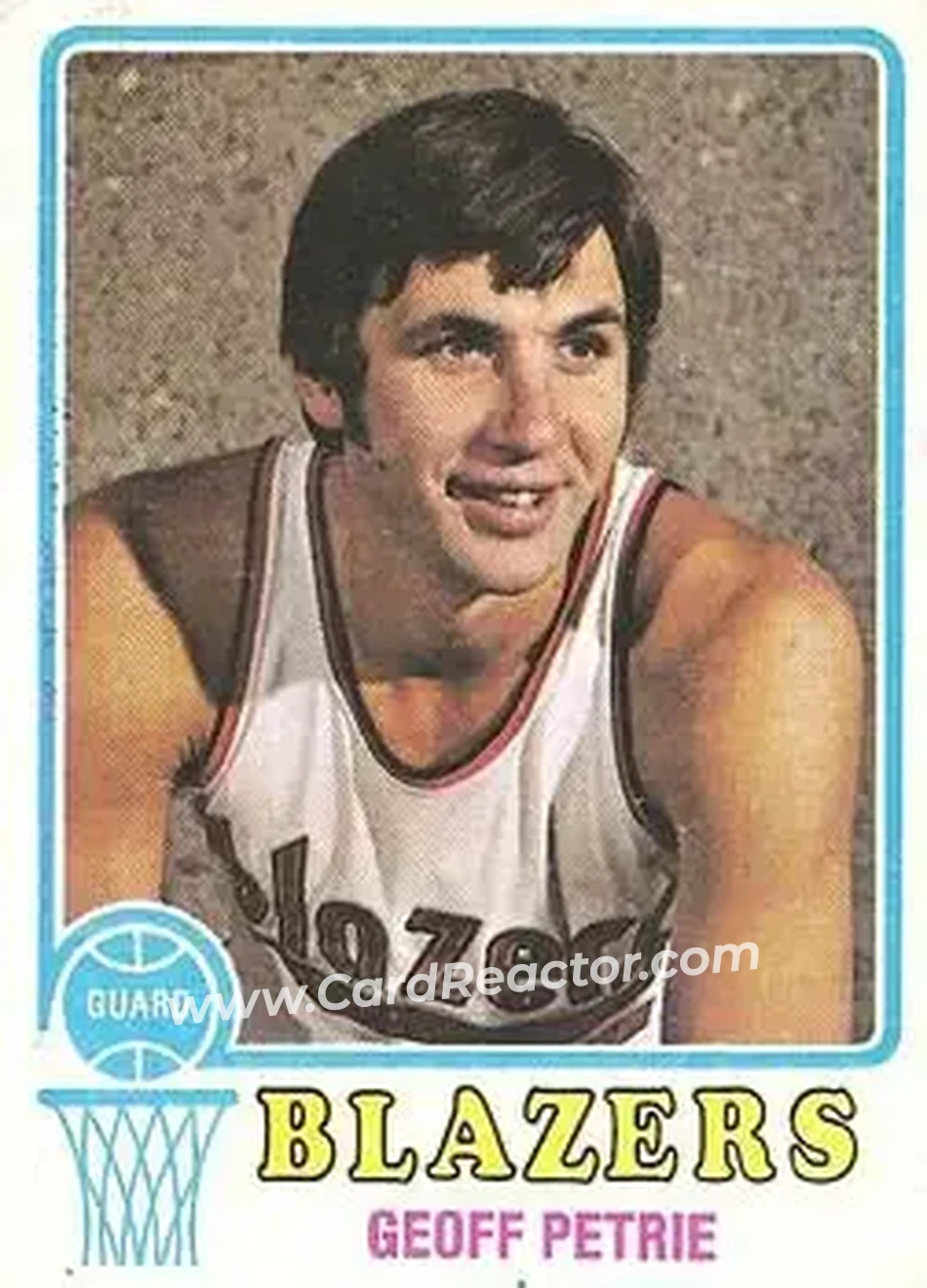 1973-74 Topps #175 - Geoff Petrie - Portland Trail Blazers - Front