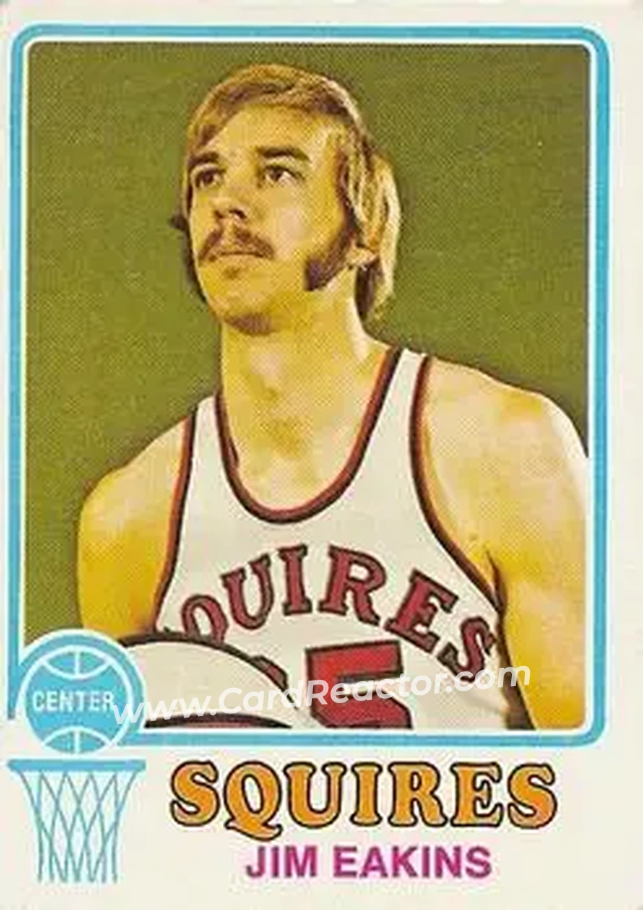 1973-74 Topps #178 - Jim Eakins - Virginia Squires - Front
