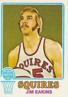 1973-74 Topps #178 - Jim Eakins - Virginia Squires