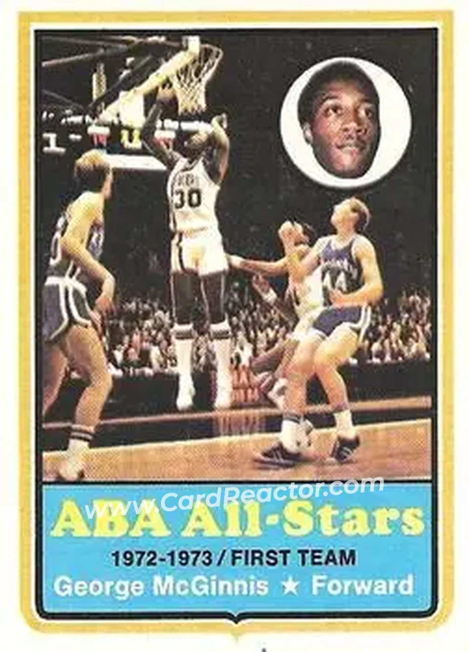 1973-74 Topps #180 - George McGinnis - Indiana Pacers - Front