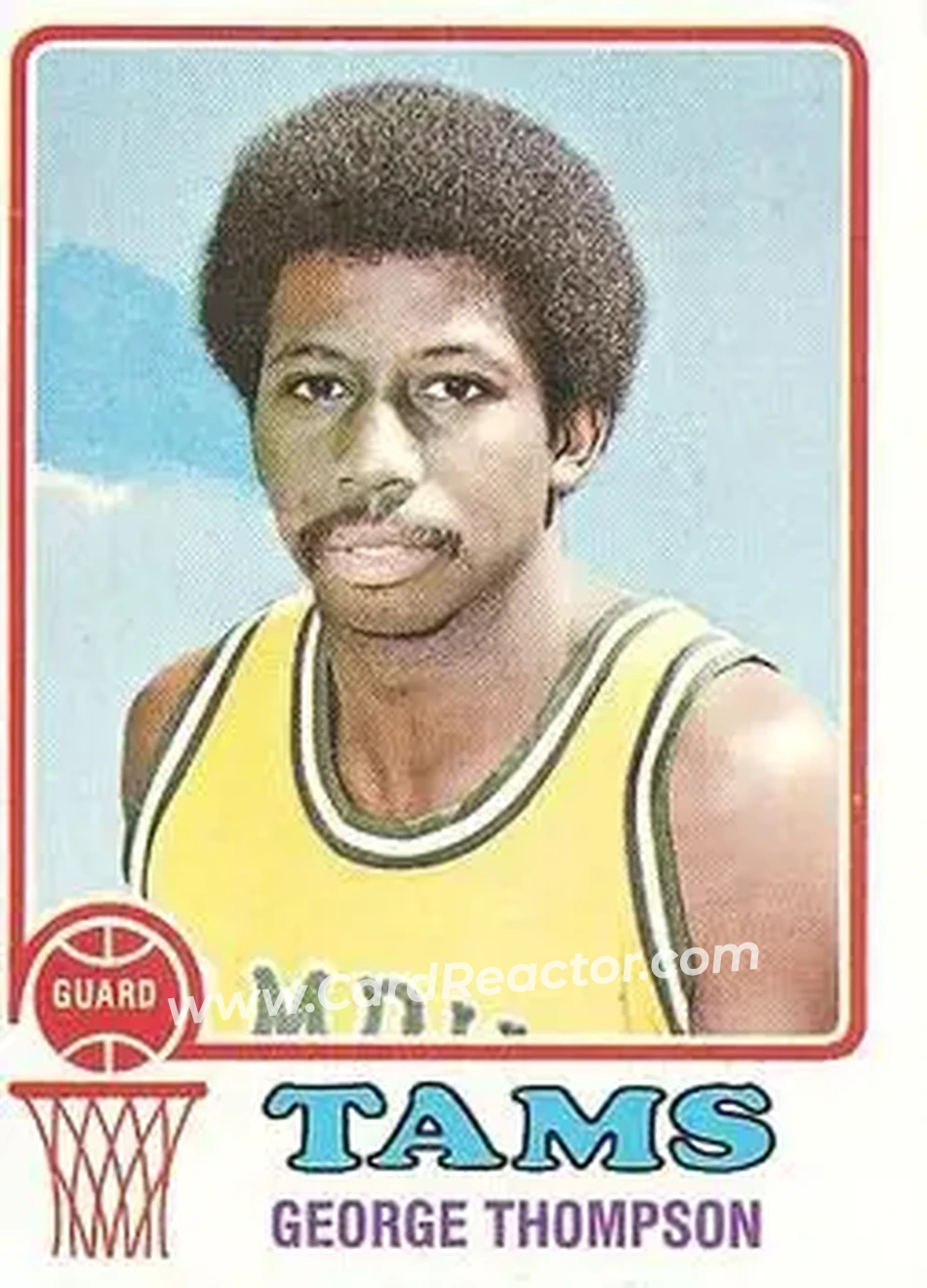1973-74 Topps #185 - George Thompson - Memphis Tams - Front