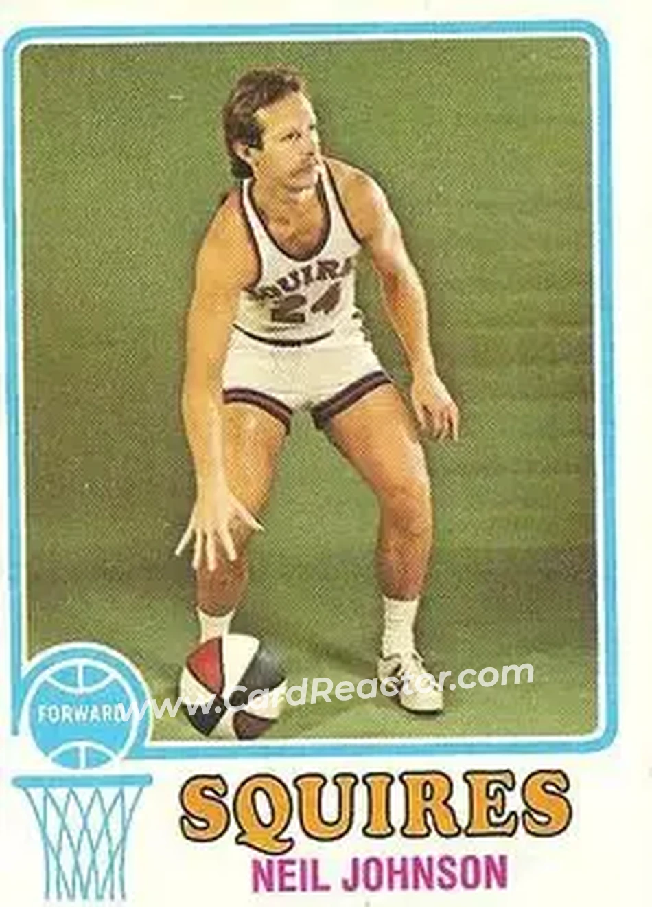 1973-74 Topps #188 - Neil Johnson - Virginia Squires - Front